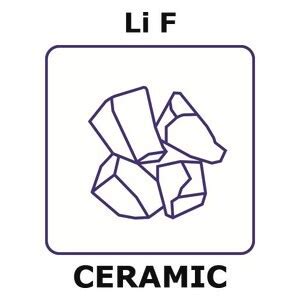 lithium fluoride lump|Lithium fluoride lump, 10 mm max. lump size, weight 50 g, high .